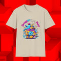 Colorful Cartoon Blob Characters T-Shirt | Cute Whimsical Illustration