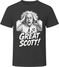 Doc Brown Great Scott Back to the Future Funny 80s Comedy T Shirt