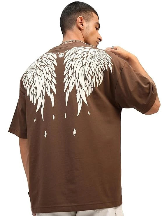 Men's Oversized Tshirts | Printed | Half Sleeves | Round Neck | Casual Tshirts