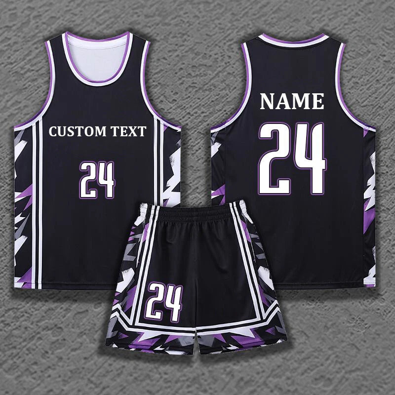 Customized Basketball Jersey Personalized Mesh Tank Team Name Number Youth Adult