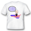 Lets go Brandon Joe walks on American flag black or white tee 2nd amendment Ar15