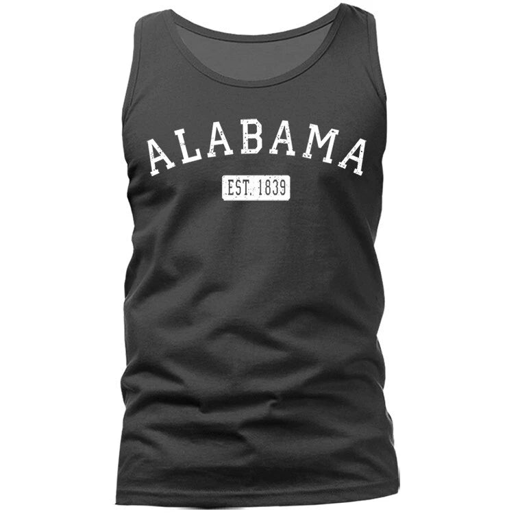State of Alabama AL Graphic Tank Top