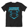 Swimming T-SHIRT Modern Cool Design TEE T Elegant Sports Karma SHIRT