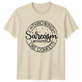 Throwing Sarcasm Around Like Confetti Graphic Funny T-Shirt