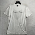 Urban Adventure Seeker Cool Cat Shirt Mens Medium Crew Neck White Graphic