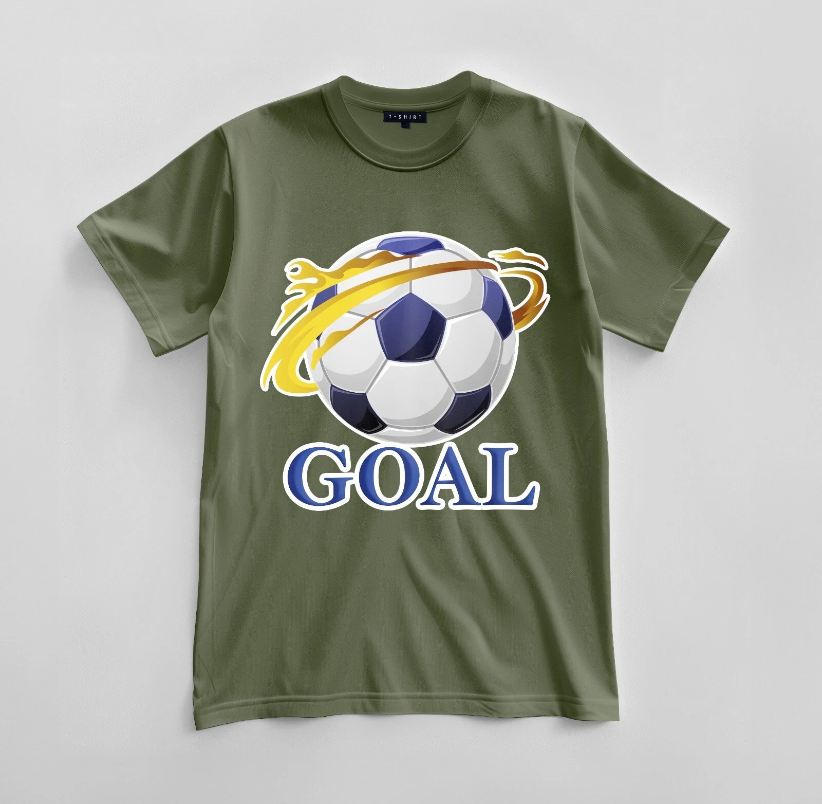Custom Goal Graphic T-shirt Design Unisex Jersey Short Sleeve Tee