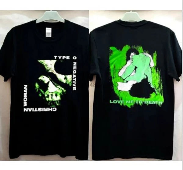 hot 1994 Type O Negative Vtg Christian Woman 69 T-Shirt, Vtg Love Me To Death