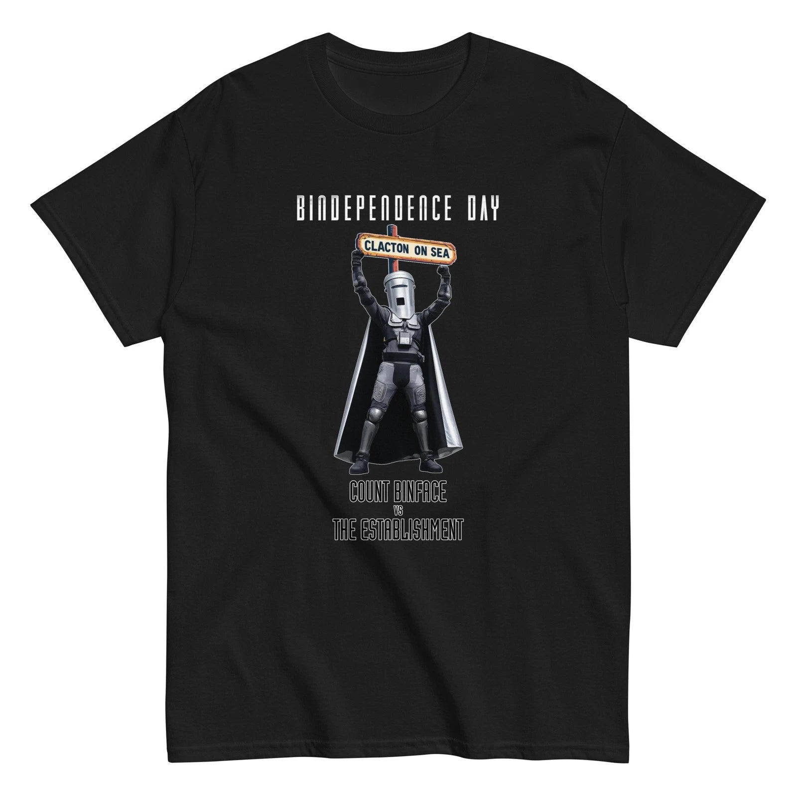 Bindependence Day Count Binface v Farage Clacton Funny Cool T-Shirt - 13 Colours