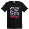 Odell Beckham Jr New York Giants T Shirt Football Action Collage Tee