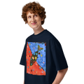 "Treshold Fish" Unisex organic oversized high neck t-shirt