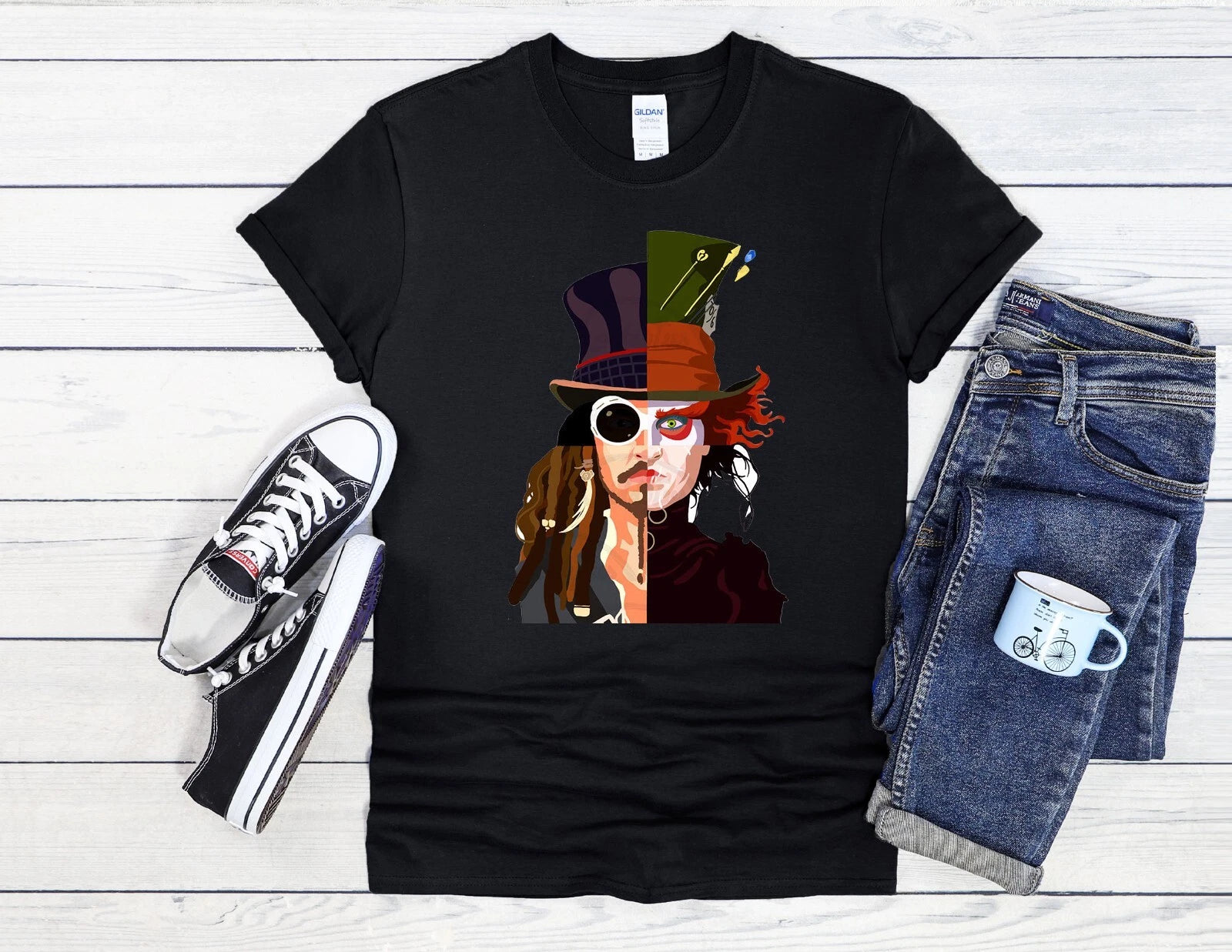 Johnny Depp Jack Sparrow Men Women Unisex Hoodie Baseball T Shirt Top 162