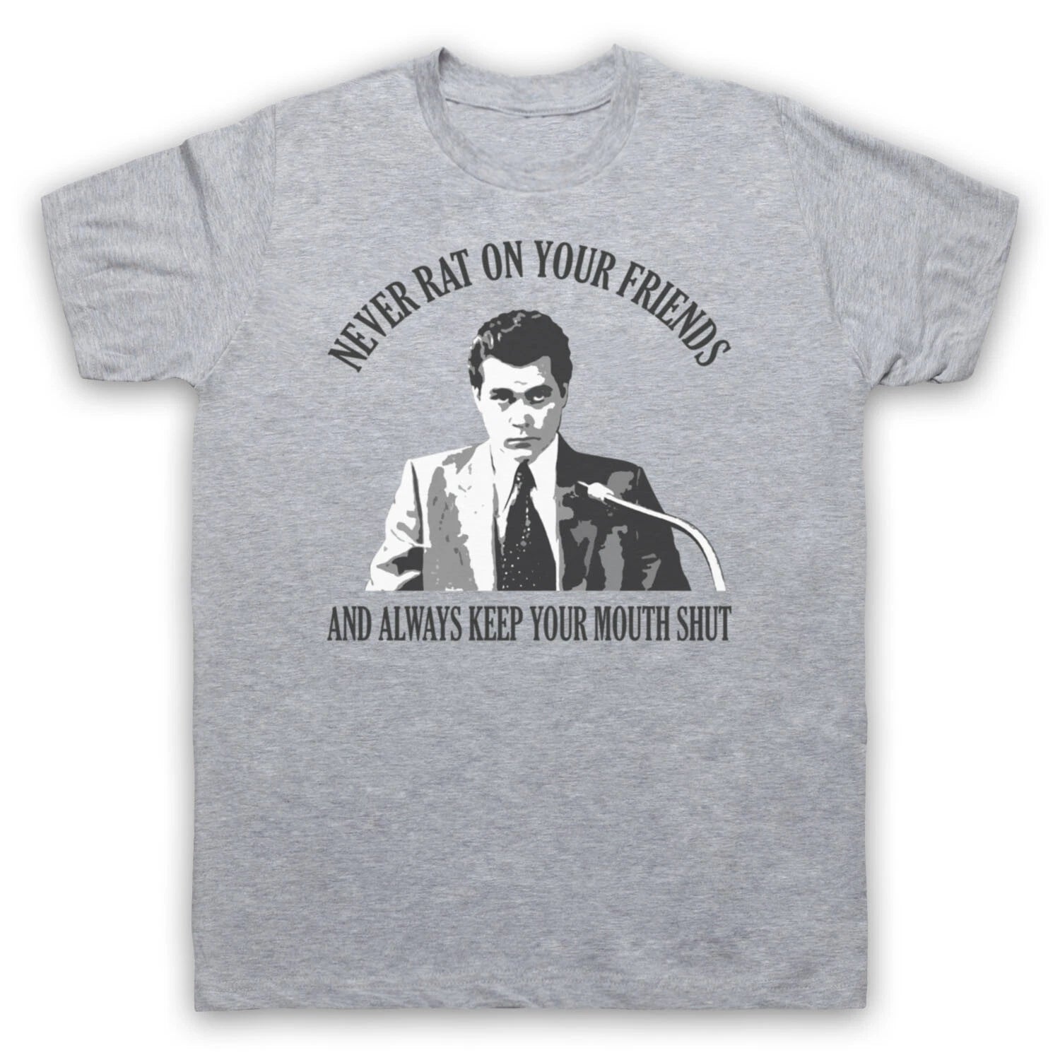 GOODFELLAS HENRY UNOFFICIAL NEVER RAT ON YOUR FRIENDS MENS & WOMENS T-SHIRT