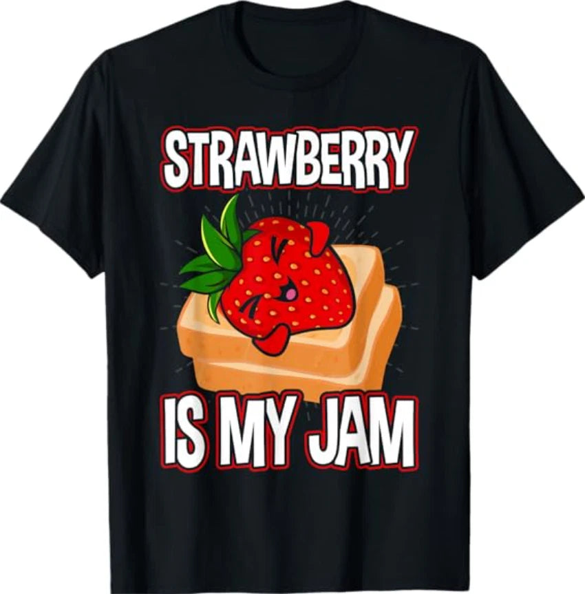 Funny Strawberry Design For Men Women Strawberries Humor T-Shirt