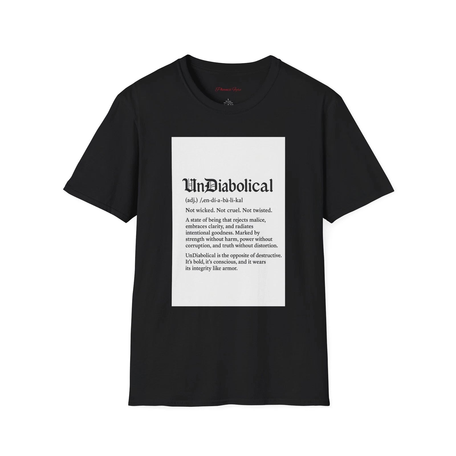 Undiabolical Graphic T-Shirt | Bold & Brave Urban Art | Trending UnisexTee