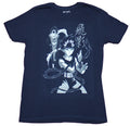 Yu Yu Hakusho Adult New T-Shirt - Kanji Dual Character Wrapped in Spirit Pic