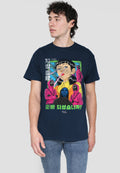 SQUID GAME - EVIL GROUP ANIME - Mens T-shirt - navy