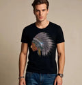 New Men Luxury Diamond Indian Rhinestones Fashion Diamond T-Shirt High Quality