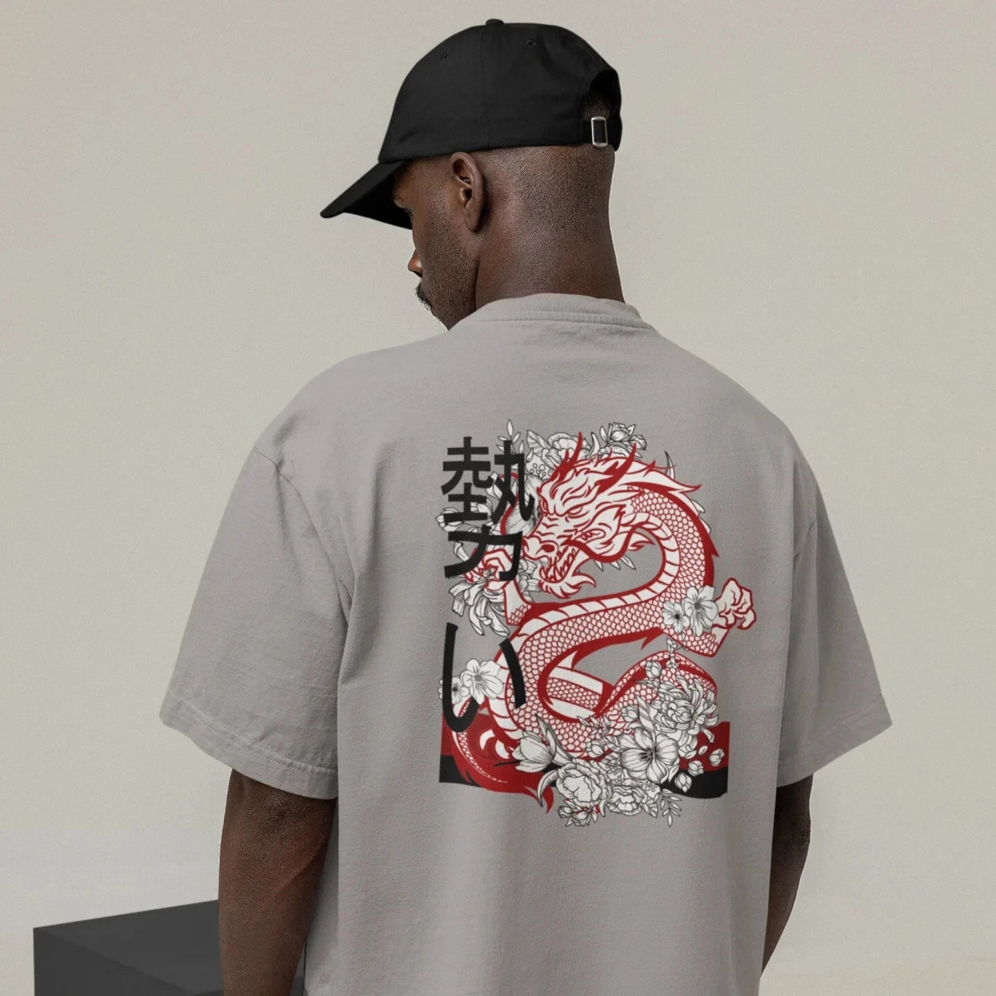 Anime Gamer Statement Oversized T-Shirt – Trendy Crew Neck Design