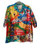 TOP SHOP LONDON POP ART BRAND NEW MENS SHIRT SZ L