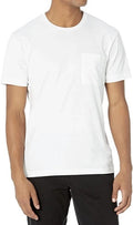 Goodthreads Men's Slim-Fit Short-Sleeve Cotton Crewneck T-Shirt White Size M
