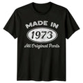 Made In 1973 Mens T Shirt 53rd Birthday Gift Vintage fifty-three Year Old