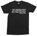 Personalised Any Quote/Text T-shirt Custom Message Name Quotation Birthday Top