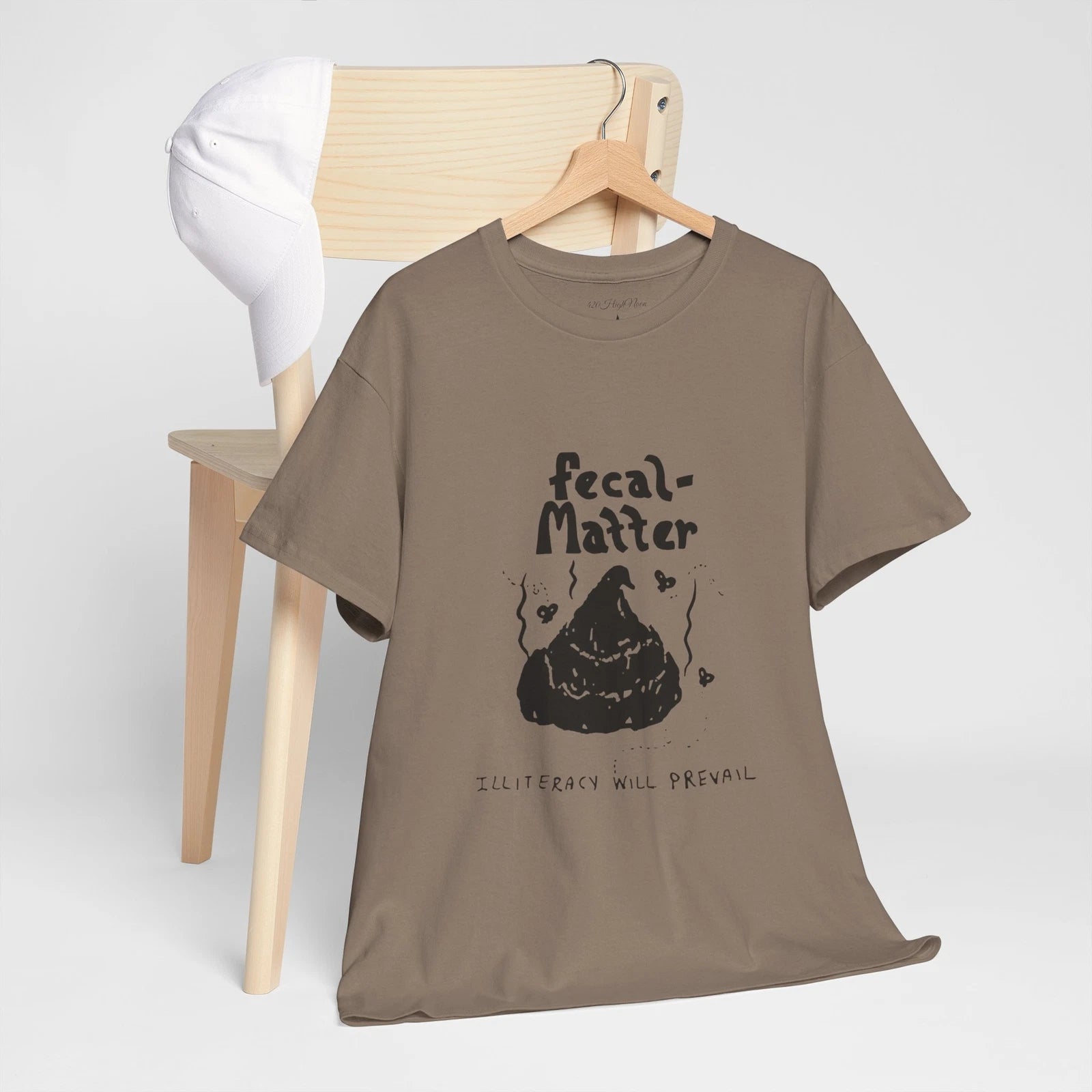 Fecal-Matter Graphic Tee, Funny T-Shirt for Humor Lovers, Unisex Cotton Shirt,