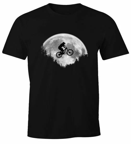 Mens T-Shirt Mountain Biking MTB Cycling Extreme Sports Freeride Bike Sports