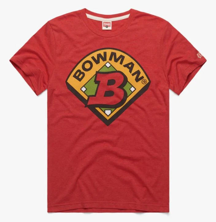Bowman Baseball Retro Logo T-Shirt By Homage