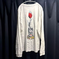 Wasted Youth CREATIVE DRUG STORE Long Sleeve T-Shirt L White