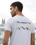 Authentic Audi Quattro Mens Pocket  Grey T-shirt 3132000702  US DUTY FREE