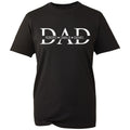 Personalised Dad T Shirt Unisex Black Custom Name Graphic Print Family Gift Tee