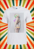 Sexy Naked Fresh Girl Tattoo Novelty Men Women Vest Tank Top Unisex T Shirt 1298