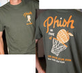 Phish In Five Concert Tour T-Shirt, reprinted, double-sided