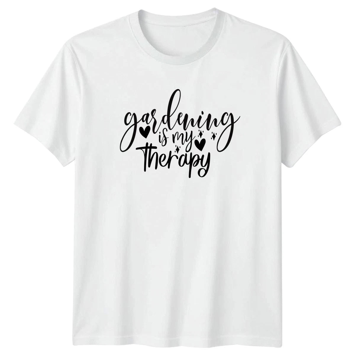 Gardening Is My Therapy Womens T-Shirt Hobby Gardening Mothers Day Gift For Her