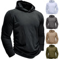 Mens Outdoor Hoodie Sports Shirts Long Sleeve T-Shirt Tops Casual Sweatshirts UK