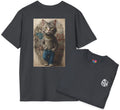 Gangster Gray Tabby Cat T-Shirt, Urban Streetwear Tee, Cat Lovers Gift, Unisex