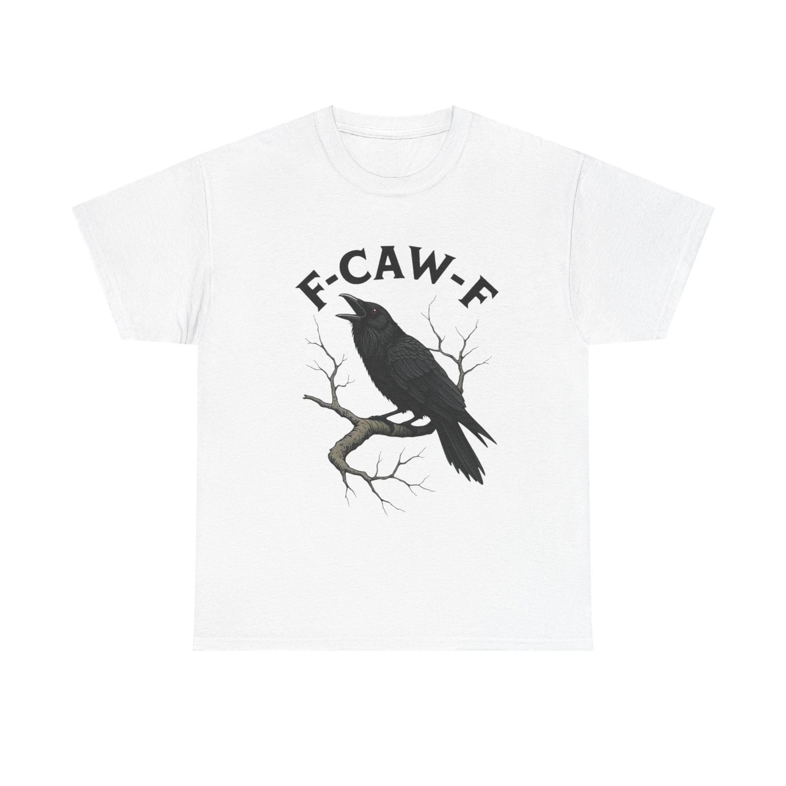 Gothic Raven Tee, Stylish Unisex T-Shirt, F-CAW-F Graphic, Perfect Gift