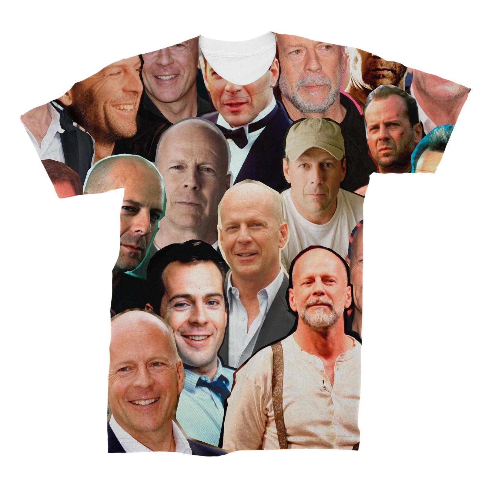 Bruce Willis Collage T-Shirt