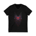 Spider Graphic V-Neck Tee, Unisex Stylish Shirt, Casual Wear, Perfect Gift for