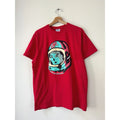 Billionaire Boys Club BBC Pop Art Colorful Astronaut Red Tee Shirt - Large