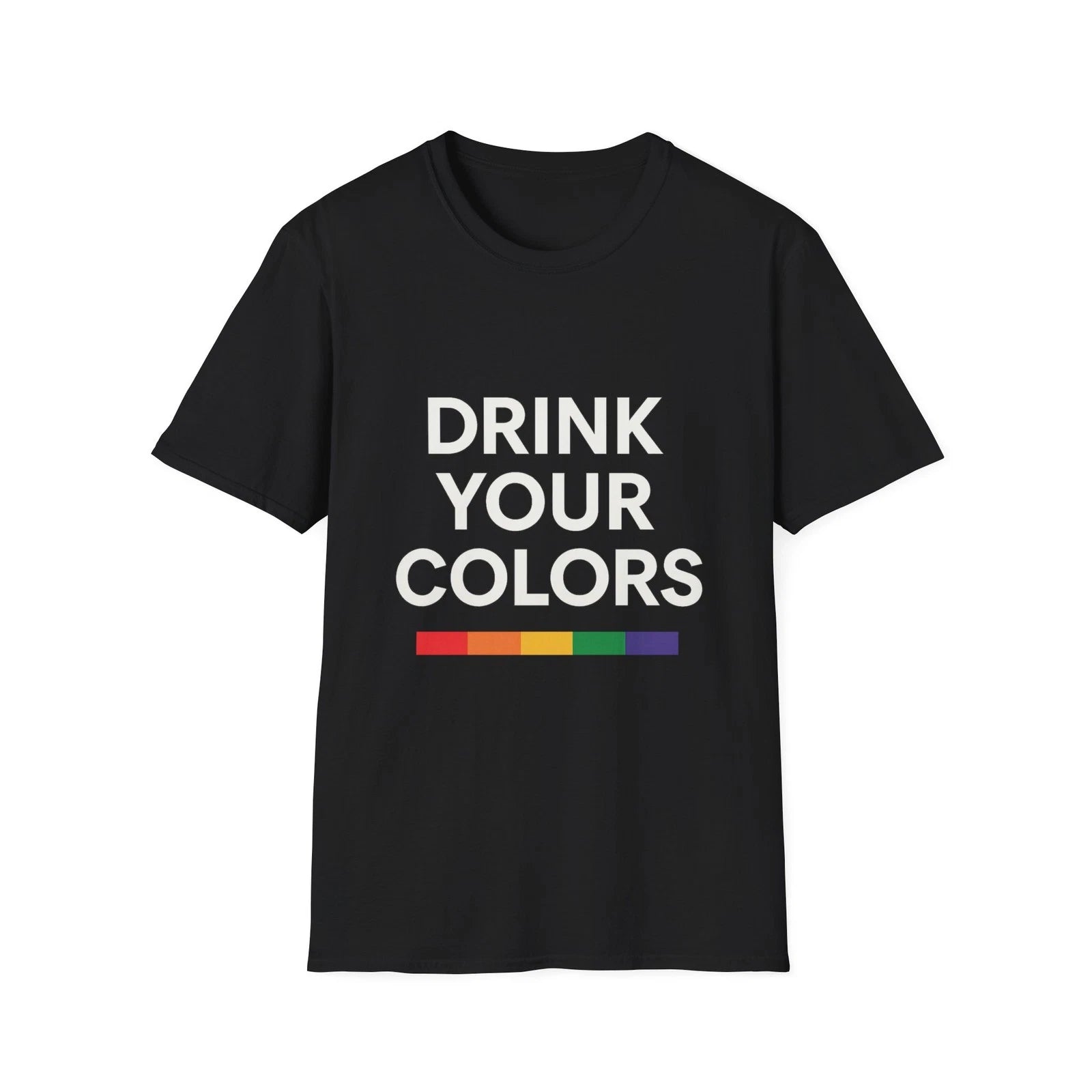 Drink Your Colors T-Shirt | Wellness & Juicing Lifestyle Graphic Tee