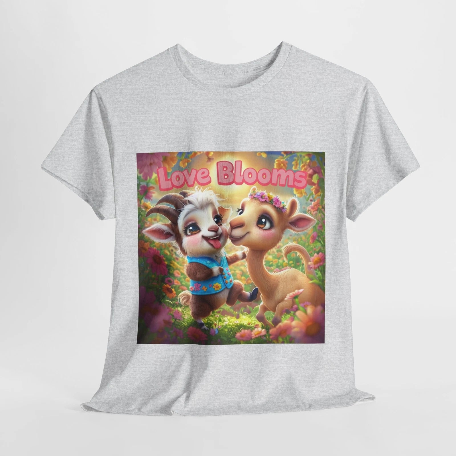 Animal Love Unisex Tee, Goat Camel Affection Shirt, Nature Lovers T-Shirt, Cute