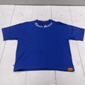 Chance Makers Shirt Mens Large Blue Relaxed Fit Neck Logo Graphic Tee Streetwear