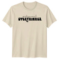 Professional Overthinker Retro T-Shirt Funny Quote Adult Humor