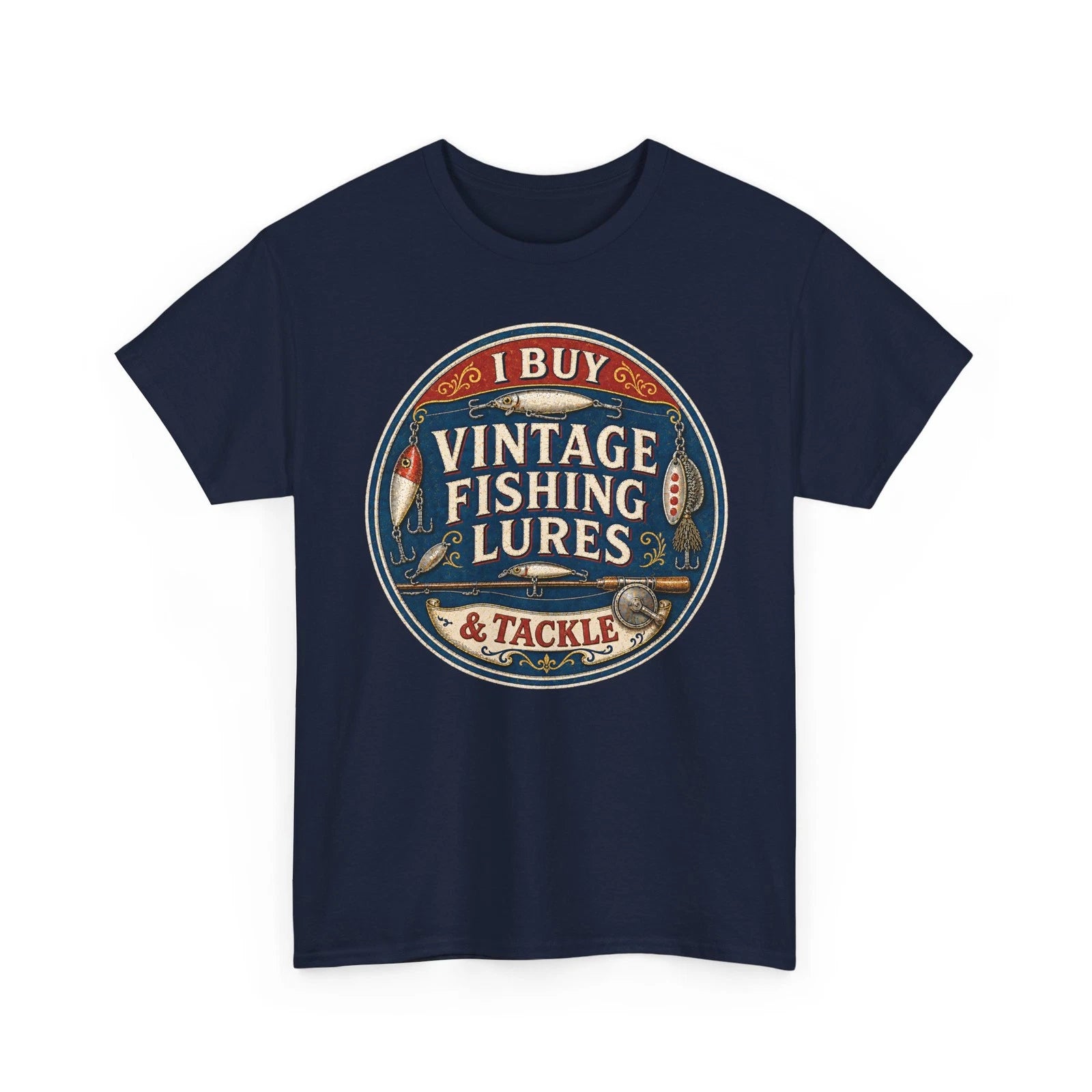 "I Buy Vintage Fishing Lures & Tackle" Collector T-Shirt