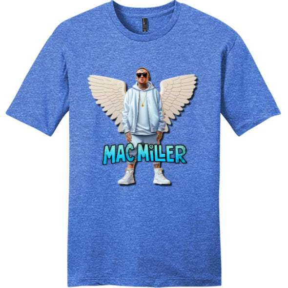 NEW Art Society RAP ICON ANGEL HEATHER ROYAL Tee Shirt SMALL-4XLARGE MADE IN USA