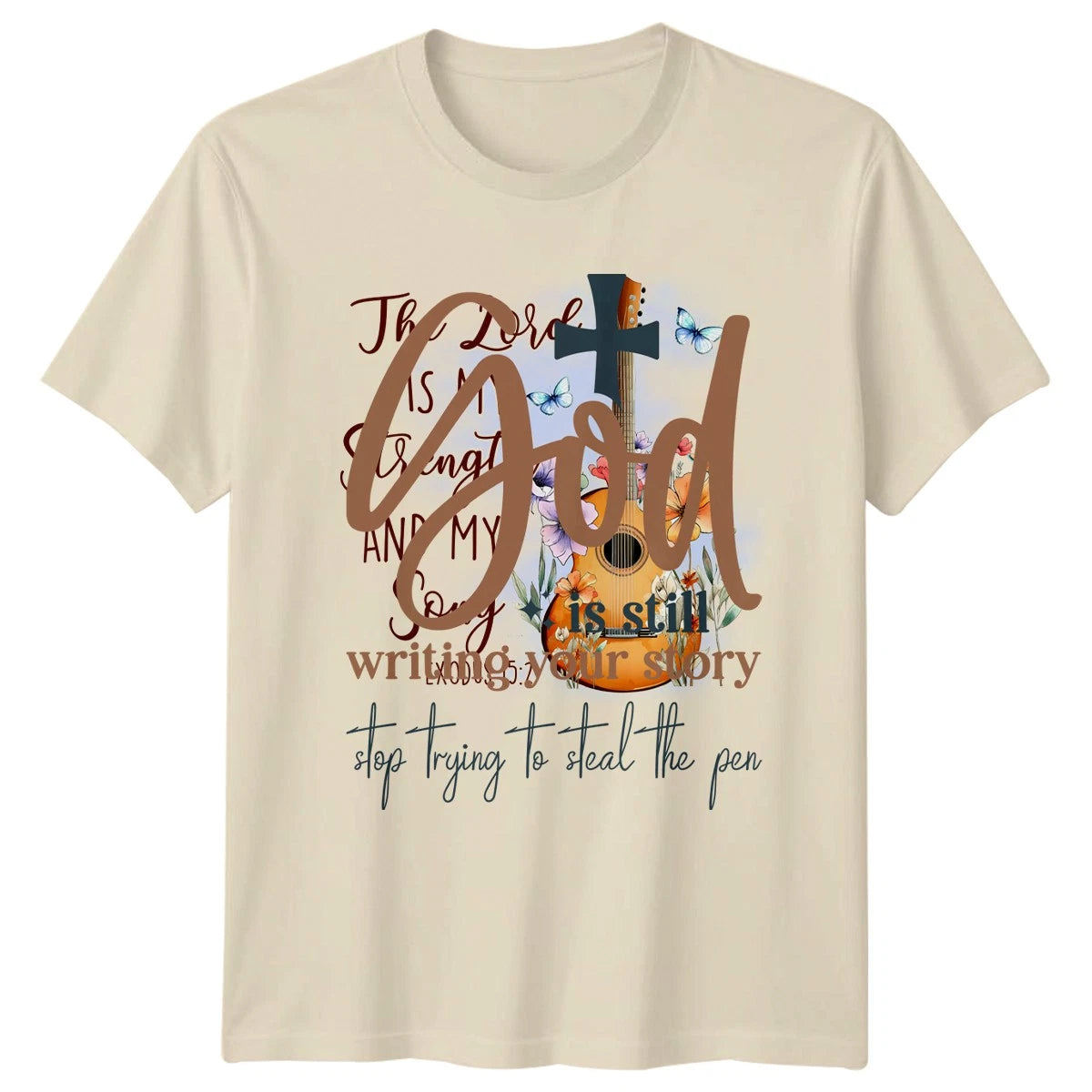 God Is Still Writing Your T-Shirt Christian Faith Religion Birthday Gift