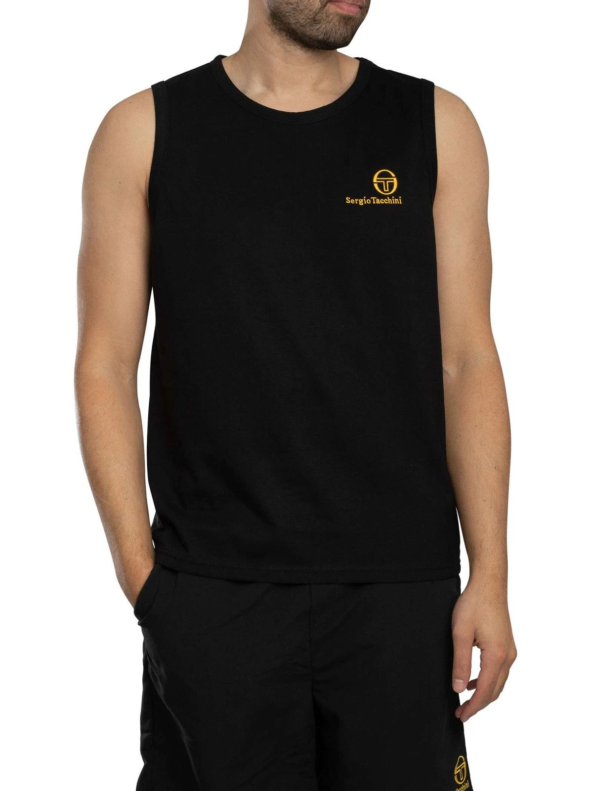 Sergio Tacchini Men's Sawyer Vest, Black