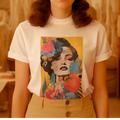 Abstract Women Art T shirt | Contemporary Watercolor | Modern Matisse Monet V2